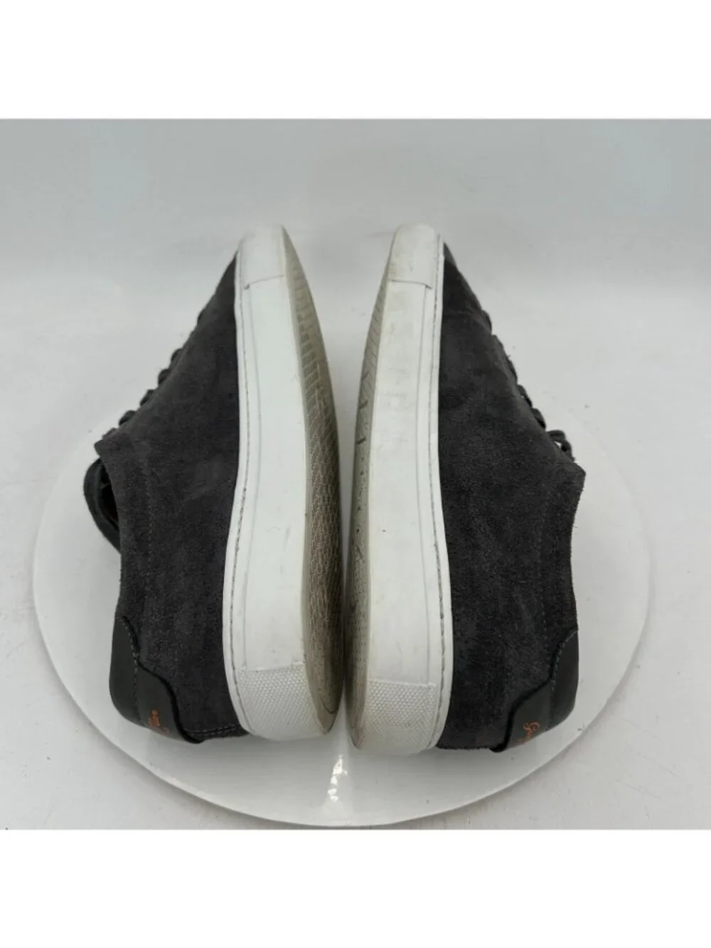Goodman Brand Men Size 10.5 Black Suede Leather Low Top Lace Up Casual Shoes